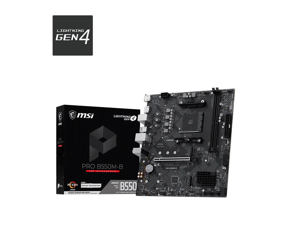 MSI AM4 PRO B550M-B M-ATX