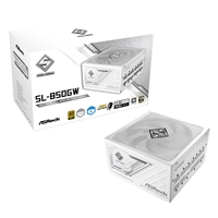 ASRock Steel Legend SL-850G 850W ATX Power Supply Unit, 80 Plus Gold Certified, 120mm Silent Cooling Fan, High Efficienc