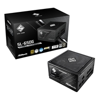 ASRock Steel Legend SL-650G 650W ATX Power Supply Unit, 80 Plus Gold Certified, 120mm Silent Cooling Fan, High Efficienc