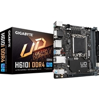 Gigabyte H610I DDR4 Ultra Durable Intel 1700 Socket Motherboard, Mini-ITX, 2x DDR4 Slots, 1x M.2 Socket, GbE LAN, 1x D-S