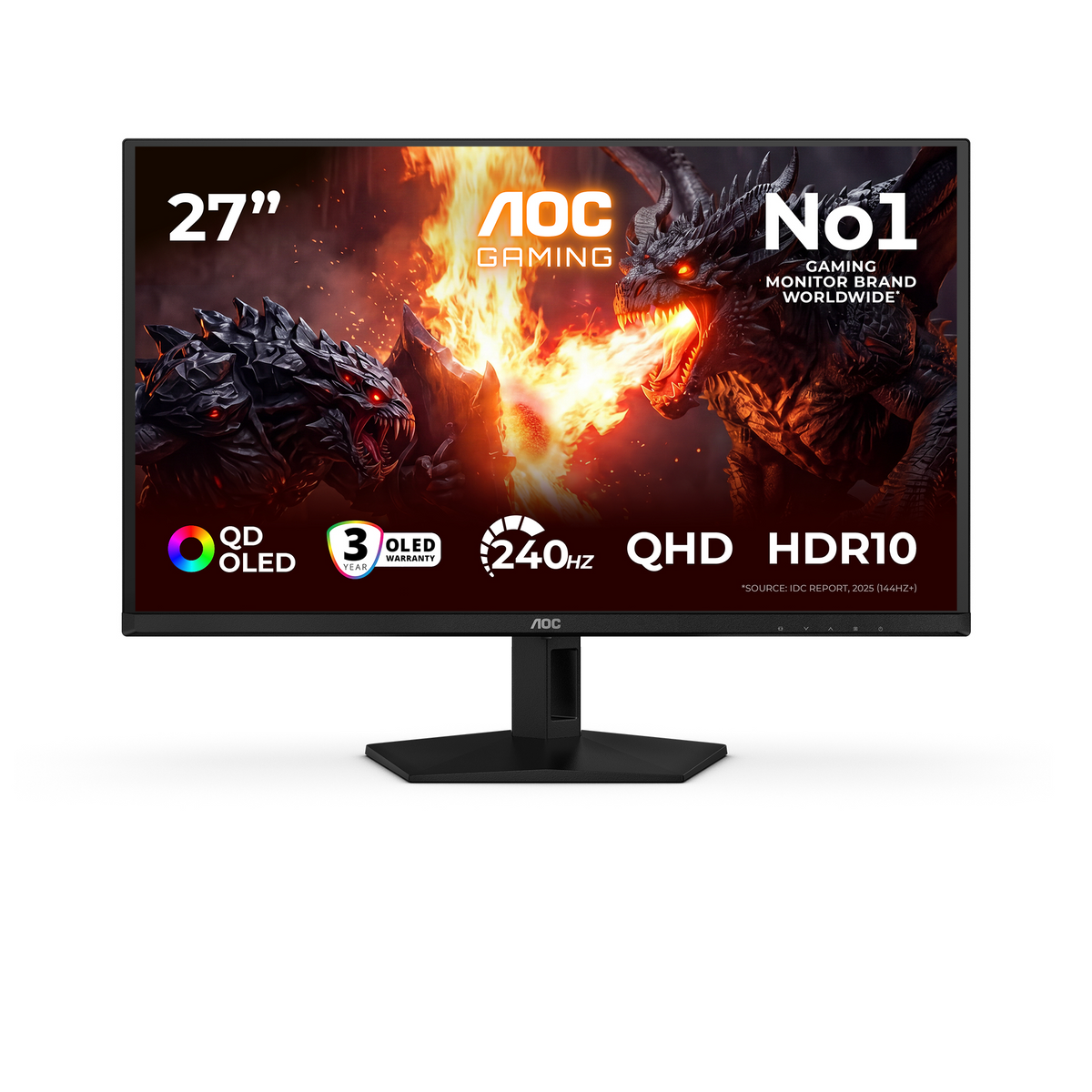 AOC 26.5 QD-OLED MONITOR Q27G41ZDF