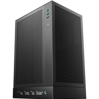 Deepcool CH170 Digital Mini-ITX Case - High Airflow, Supports Water Cooling, Ultra-Quiet Operation, Compact Design for E