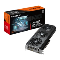 Gigabyte AMD Radeon RX 9060 XT GAMING 8GB GDDR6 Graphics Card, 2048 Streams, 3130 MHz Boost Clock, Triple Fan, RGB, 2x D