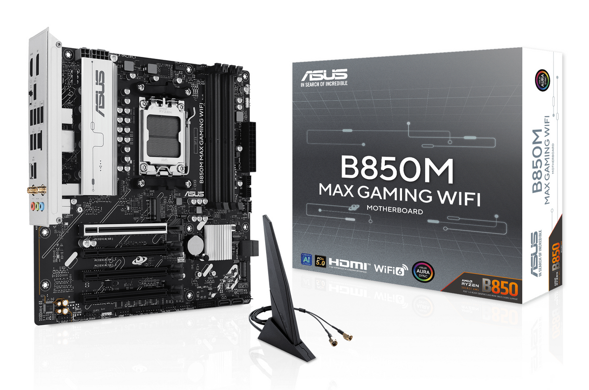 ASUS AM5 B850M MAX GAMING WIFI M-ATX