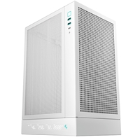 Deepcool CH170 Digital White Mini-ITX Case - High Airflow, Supports Water Cooling, Ultra-Quiet Operation, Compact Design