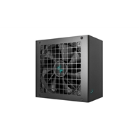 DeepCool PN850D 850W PSU, ATX 3.1, 120mm Silent High Performance Fan, 80 PLUS Gold, Non Modular, UK Plug, Flat Black Cab
