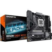 Gigabyte B850M Eagle WIFI6E AMD AM5 Socket Motherboard, Micro-ATX, 4x DDR5 Slots, 2x M.2 Sockets, Fitted I/O Shield, 2.5