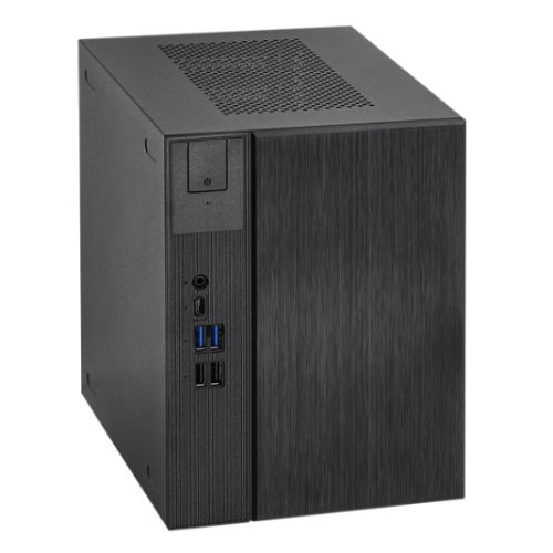 Asrock DeskMeet B760 Barebone PC, Mini ITX, LGA1700 (B760), 4x DDR4, 3x SATA, 2x M.2, VGA, HDMI, DP, USB-C, 500W PSU - No CPU, RAM, Storage or O/S