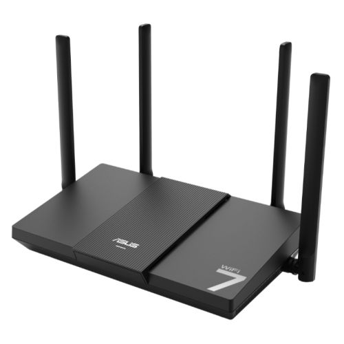 Asus (RT-BE50) BE3600 Dual Band Wi-Fi 7 Smart AiMesh Extendable Router, 2.5G WAN, 3x GB LAN, MLO, 4K-QAM, IoT Network