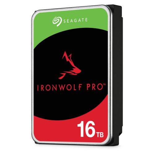 Seagate 3.5", 16TB, SATA3, IronWolf Pro NAS Hard Drive, 7200RPM, 256MB Cache, CMR, OEM
