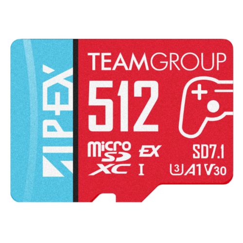 Team 512GB Apex SD7.1 MicroSDXC Express Card, Nintendo Switch 2 Ready, 800MB/s