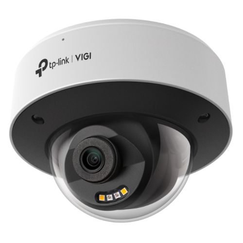 TP-LINK (InSight S285 2.8MM) VIGI 8MP Outdoor Full-Colour Dome Network Camera w/ 2.8mm Lens, IP67, PoE, AI Detection/Classification, Two-Way Audio, H.265+