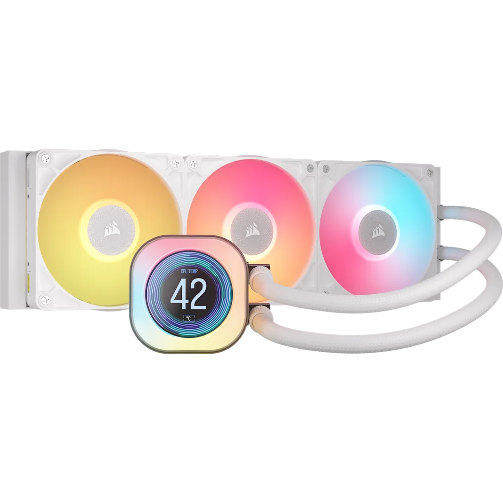 CORSAIR TITAN 360 RX LCD CPU COOLER WHT