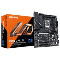 Gigabyte Z890 D PLUS Intel 1851 Socket Motherboard, ATX, 4x DDR5 Slots, 4x M.2 Sockets, Fitted I/O Shield, 2.5GbE LAN, 1