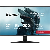 iiyama G-Master Red Eagle gaming monitor G2771QS-B1 27" Black, Ultra Slim Bezel, QHD Resolution, IPS, 200Hz, 0.5ms, Nvid