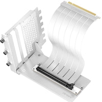 Antec RTX50 PCIe 5.0 Riser Cable with 90 degree Bracket Mount, White, Designed To Allow Vertical Mounting Of A Graphics Card