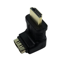Target HDMI Right Angled Male To Female Adapter, Due To The Position Of The HDMI Port It Can Make 270 On Some Devices