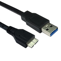 USB 3.0 A (M) to USB 3.0 Micro B (M) 0.75m Black OEM Data Cable