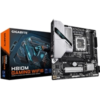Gigabyte H810M GAMING WIFI6 Intel 1851 Socket Motherboard, Micro-ATX, 2x DDR5 Slots, 1x M.2 Socket, Fitted I/O Shield, 2