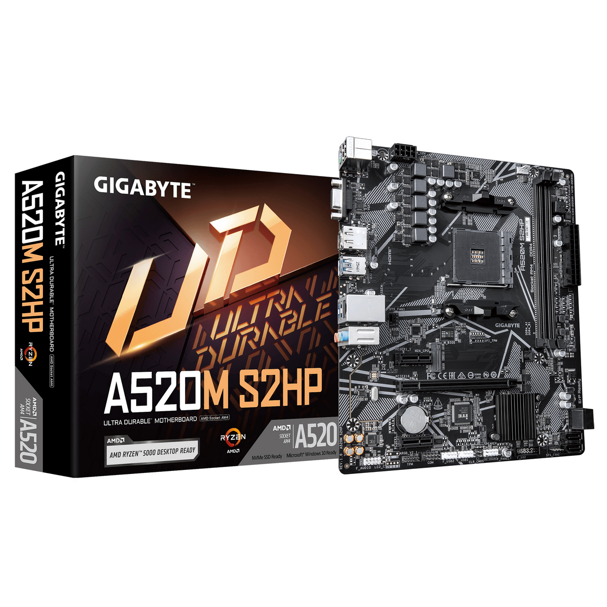 GIGABYTE AM4 A520M S2HP M-ATX