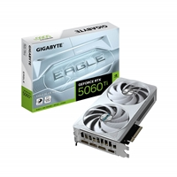 Gigabyte NVIDIA GeForce RTX 5060 Ti EAGLE OC ICE 16GB GDDR7 Graphics Card, 4608 CUDA Cores, 2617 MHz Core Clock, Dual Fa