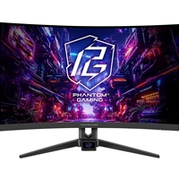 ASRock Phantom Gaming PG27FRS1A 27 Inch FHD (1920 x 1080) VA Curved (1500R) Gaming Monitor, 280Hz 1ms (MPRT) Response Ti
