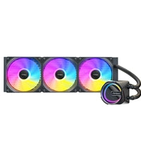 Antec Skeleton 360ARGB Liquid CPU Cooler, Universal Socket, Black, 360mm Radiator, PWM up tp 2000 RPMCooling Fans, Addressable RGB LED Lighting