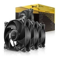 Antec Storm T3 120mm PWM Case Fan, 3 Pack, Fluid Dynamic Bearing, 600-2200 RPM, Black