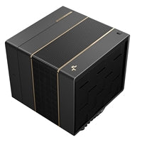DeepCool ASSASSIN VC ELITE Black Dual-Tower CPU Cooler Vapor Chamber Base, 7 Heatpipes, 300W TDP, Quiet Dual Fans (140mm + 120mm), Dual Performance/Quiet Modes, Universal Socket Support