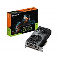 Gigabyte NVIDIA GeForce RTX 5060 WINDFORCE OC 8GB GDDR7 Graphics Card, 3840 CUDA Cores, 2512MHz Core Clock, Dual Fan, 3x DisplayPorts / 1x HDMI Ports