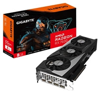 Gigabyte AMD Radeon RX 7600 GAMING OC 8GB GDDR6 Graphics Card, 2048 Streams, 2755 MHz Boost Clock, Triple Fan, RGB, 2x DisplayPorts / 2x HDMI Ports