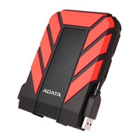 Adata HD710 Pro Durable 2TB USB 3.1 Portable External Hard Drive IP68 Waterproof, Shockproof, Dustproof, Red