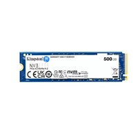 Kingston NV3 (SNV3S/500G) 500GB NVMe SSD, M.2 Interface, PCIe Gen4, 2280, Read 6000 MB/s, Write 2200 MB/s, 3 Year Warranty