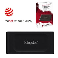 Kingston XS1000 (SXS1000/2000G) 2TB Portable External SSD, Read 1050MB/s, Write 1000MB/s, USB 3.2 Gen 2, 5 Year Warranty