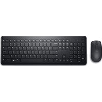 Dell KM3322W-R Wireless Keyboard and Mouse Set for Windows, 2.4GHz Wireless, QWERTY UK English Layout, Black