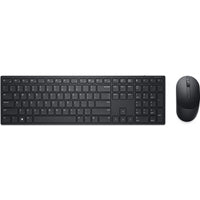 Dell KM5221W Pro Wireless Keyboard and Mouse Set for Windows, 2.4GHz Wireless, QWERTY UK English Layout, Black