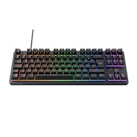 Tecware Phantom+ 80% TKL RGB Mechanical Gaming Keyboard with Wraith Brown Switches Black