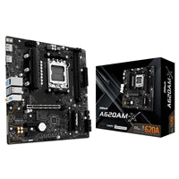 ASRock A620AM-X AMD Socket AM5 Motherboard, 2x DDR5 Slots, 2x M.2 Socket, 2.5GbE LAN, 1x HDMI Port / 1x Display Port