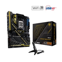ASRock X870E TAICHI OCF AMD AM5 Socket Motherboard, ATX, 2x DDR5 Slots, 6x M.2 Socket, Fitted I/O Shield, 5GbE LAN, Wi-Fi 7, 1x HDMI Port