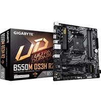 Gigabyte B550M DS3H R2 AMD AM4 Socket Motherboard, Micro-ATX, 4x DDR4 Slots, 2x M.2 Sockets, GbE LAN, 1x DisplayPort / 1x HDMI Port