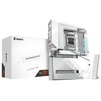 Gigabyte X870 AORUS STEALTH ICE AMD AM5 Socket Motherboard, ATX, 4x DDR5 Slots, 4x M.2 Socket, 5GbE LAN, WiFi 7, 1x HDMI Port / 2x USB-C (USB4)
