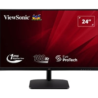 Viewsonic VA2432-H-2 24 Inch IPS Frameless Monitor, Full HD, LED, Widescreen, 100Hz, 1ms, VGA, HDMI, VESA