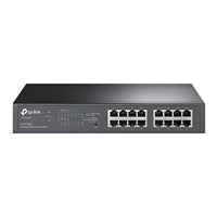 TP-Link TL-SG1016PE 16-Port Metal Gigabit Easy Smart Switch with 8-Port PoE+ (150W)
