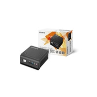 Gigabyte BRIX (GB-BMPD-6005) Barebone Kit, Intel Pentium Silver N6005 2.8GHz Quad Core CPU,1 x DDR4 SO-DIMM Slot, 1 x M.2 2280 Slot, 1 x 2.5 Inch SATA Slot, Dual Band Wi-Fi & Bluetooth 4.2