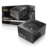 Antec GSK ATX3.1 850W Power Supply, 80 PLUS Gold, Full Modular, PCIe 5.1, JP Capacitors, Silent FDB Fan, CircuitShield Protection