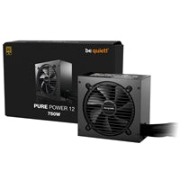 be quiet! 750W PURE POWER 12, 80 PLUS Gold, ATX 3.1 compliant and PCIe 5.1 compatible,10-year manufacturer's warranty
