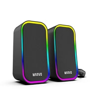 Marvo Scorpion SG-285 Havoc 20 USB Powered Stereo RGB 6W Gaming Speakers (Black)