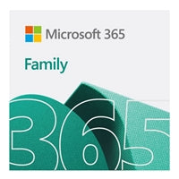 Microsoft 365 Family Medialess 2021 Latest Version - 1 Year Subscription 6 Users - Electronic Download ESD