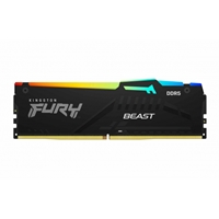 Kingston FURY Beast KF560C36BBE2A-32 32GB (1x 32GB) U-DIMM System Memory, 6000MHz, DDR5, CL36, Black, RGB, Intel XMP, AM