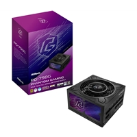 ASRock Phantom Gaming PG-750G 750W ATX Power Supply Unit, 80 Plus Gold Certified, 120mm Silent Cooling Fan, High Efficie